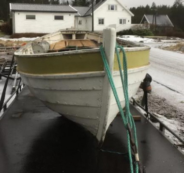 auf dem Trailer in Norwegen